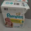 Pampers Sensitive Baby Wipes, Water Based, Clinically Proven, Hypoallergenic, and Unscented for Babies, 588 Wipes Total (7 Refill Packs) 