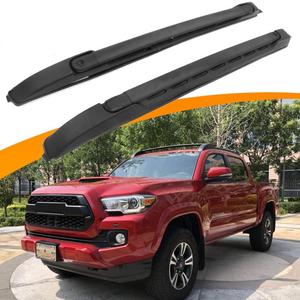 Black Roof Rack Cross Bars Set Fit for 2005-2023 Toyota Tacoma Double CAB Luggage Carrier Accessory