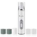 Electric Nail Buffer Drill and Polisher - Rechargeable Manicure Pedicure Tool for Naturally Beautiful Nails (White)