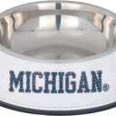 The Memory Company | Licensed NCAA Bling Team Logo Stainless Pet Bowl