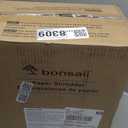 Bonsaii 12-Sheet Cross Cut Paper Shredder, 5.5 Gal Home Office Heavy Duty Shredder for Paper, Credit Card, Mail, Staples, with Transparent Window, High Security Level P-4 (C275-A)