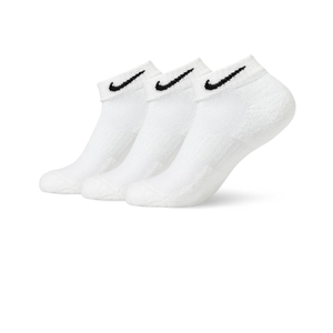 Nike Unisex Everyday Cushioned Training Low Socks (6 Pairs), White/Black, Large, Set of 2 Nike Unisex Everyday Cushioned Training Low Socks (6 Pairs), White/Black, Large, Set of 2