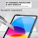 Screen Protector for iPad A16 2025 11th/10th Generation 2022 (11-inch/10.9), HD Clear Tempered Glass Film Guard -2 Pack [Face ID & Apple Pencil Compatible] Ultra Sensitive Case Friendly
