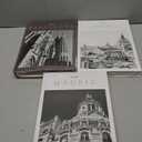 Set of 3 XL Decorative Blank Hardcover Books for Decoration - Great for Tabletops, Coffee Tables, & Bookshelves - City Theme Minimalist Home Decor - Madrid, Rome, Barcelona