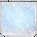 Bokeh Backdrop - 10x10ft Winter Wonderland Banner Snowflakes Sparkle Christmas Holiday Party Decoration Festive Photo Booth Blue White Violet Birthday Background(Not Real Glitter)
