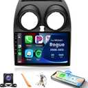 2+64G For Nissan Rogue 2008-2013  -- Car Radio with Wireless Carplay/Android Auto,Android 13 Car Stereo 9 Touch Screen GPS Navigation WiFi Bluetooth FM/RDS Mirror Link SWC Backup Camera