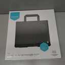 Nillkin iPad Air 13 inch (M2/M3) Case Keyboard with Carry Handle, iPad Pro 12.9 Case with Keyboard (6th/5th/4th/3rd Gen), Pencil Holder, 7 Colors Backlit Keyboard, Magic Trackpad, Camera Cover, Black