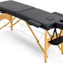 BMS 2 Bolster Hanger Massage Table MT-TSF2-Black, Black