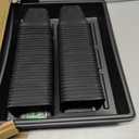 RooTrimmer 4 inch (10CM) Square Nursery Pots 60pcs, Sturdy Seedlings Trays 5 Pcs, Seeds Starter Germination Tray, Microgreening Planter Nursery Propagation 5 Sets