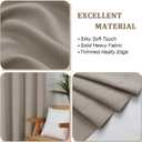 Lecloud Stone Curtains for Bedroom 78 Inches Long 2 Pcs, Room Darkening Modern Farmhouse Decor Living Room Curtains, Rod Pocket Thermal Insulated Window Curtain Drapes, Each Panel 40" W x 78" L