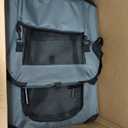 Petprsco Portable Collapsible Dog Crate, Travel Dog Crate 24x17x17 with Soft Warm Blanket and Foldable Bowl for Large Cats & Small Dogs Indoor and Outdoor (Gray)