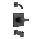 Ultrimkit Shower Faucet Trim Kit for 13/14 Series, Shower Arm, Shower Handle& Tub Spout, (Valve& Catridge Not Inclued), Matte Black