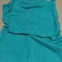 Valiamcep Women's Summer Tank Dress Square Neck Sexy Mini Bodycon Dress Ribbed Knit Fitted Casual Basic Dresses (Medium, A Bright Green)