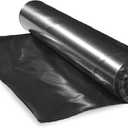 Black Plastic Sheeting Roll 10 Mil 10'x100' Polyethylene Film, Heavy Duty Black Painters Tarp for Drop Cloth, Weed Barrier, Concrete, Vapor, Construction, Cover (10'X100'(10 Mil))