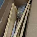 HTB Elevated Dog Bowls,Raised Dog Bowl Stand with 2 Stainless Steel Bowls,Elevated Raised DogBowls for Large Medium Small Sized Dogs (X large-14"tall,48 Oz bowl, Bamboo)