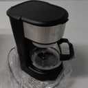 Gourmia Drip Coffee Maker  5 Cup, One-Touch Brew, Pause & Serve, Adjustable 4 Hr Keep Warm, EZ-View Water Window, Black