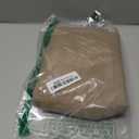 Extra Long Sheer Taupe Curtains for Bedroom Living Room 120 Inches Long 2 Panels Set, Solid Soft Light Filtering Rod Pocket Sheer Window Curtains, Taupe, Each 42" Wx120 L Inch