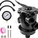 SP071620T 2" Multiport Valve, Vari-Flo Top Mount Hayward Pro Filter