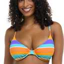 Body Glove Women's Solo Underwire DD Cup Bikini Top Swimsuit with Adjustable 2-Way Back Detail (Harmony Colorblock)