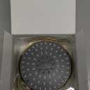 High Flow Filtered Shower Head, HOPOPRO 5 Modes High Pressure Fixed Showerhead with Filter, 2-In-1 Shower Head Filter for Hard Water, Remove 99% Chlorine, Improves Skin Hair Condition (6 Inch Gold)