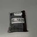 jinchan Valance Curtains for Kitchen Waffle-Weave Blackout Valance for Living Room Bathroom Bedroom Waffle Woven Textured Modern Farmhouse Window Curtain Rod Pocket One Panel 18 Inch Black