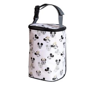 J.L. Childress Disney Baby TwoCOOL Breast Milk Cooler Travel Bag - Insulated Baby Bottle Storage Bag, Portable Organizer Pack, For Daycare or On the Go, Fits 2-4 Bottles - Mickey & Minnie Mouse