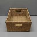 Garneck 1pc Rattan Weaving Storage Basket for Sundries Versatile Handheld Organizer for Home Bedroom and Laundry for Storing Clothes Keys and Miscellaneous Items