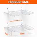 Ultrawall Wall Mounted Storage Shelf, Garage Shelves 24x12 Inch, Metal Shelf Rack, Heavy-Duty Wall Organizer for Closet, Kitchen, Laundry Room 2 Pack, White