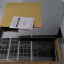 Delma Frameless Mirror Tiles 16"x12"x8 Pcs Wall Mounted, Shatter Resistant Full Length Tempered Glass Panels for Home Gym Bathroom Bedroom & Living Room Decor