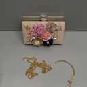 Evening Bag for Women, Flower Wedding Evening Clutch Purse Bride Floral Clutch Bag