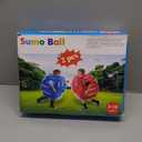 SUNSHINEMALL 2PC Sumo Balls, Inflatable Body Sumo Balls Bopper Toys for Kids 26" - Heavy Duty PVC Vinyl Suits for Grassland or Other Outdoors Play (2PC Blue+Pink 26inch)