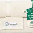 SALBAKOS 2-Piece 100% Turkish Cotton Bath Towels, Extra-Large 35x70, Ivory | Oversized Bath Sheet Towel for Bathroom & Beach, Thick, Super Soft, Highly Absorbent, Premium Hotel Quality, Made in Turkey