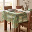 Horaldaily Sage Green Gold Gauze Tablecloth 6084 Inch Rectangular, Golden Marble Glitter Metallic Foil Thin Mesh Table Cover, Sheer Chiffon Tulle Cheesecloth for Wedding Baby Shower Party