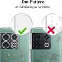 Unov Case Designed for OnePlus 10 Pro 5G, Crystal Clear Phone Case with [Anti-Slip Embossed Pattern], Shockproof Slim Protective [Anti-Yellowing TPU] Back Cover, Rainbow Dinosaur