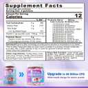 Probiotic Gummies 60 Billion CFU for Women Men Kids w/Prebiotic, Sugar-Free