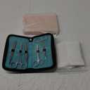 Alcedo Suture Practice Kit for Medical Students | Complete Set (32 Pieces) Include Durable Large Suturing Pad with Pre-Cut Wounds, Tools Kit, and Suture Threads | Perfect for Practice, Demonstration
