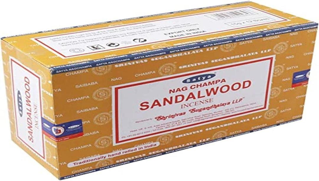 Satya Incense Sticks, Black, Sandalwood