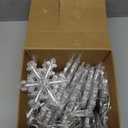 White 5MM Led 26.4ft White Wire Snowflake wit