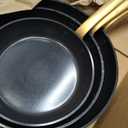 GreenPan Craft 8" 9.5" & 11" PFAS-Free Ceramic Nonstick Skillet Set, Green, 8", 9.5", & 11" Frying Pan Skillet Set