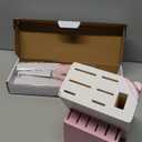 Astercook Knife Set, Kitchen Knives Set with Block and Sharpener Ceramic Coating 15 Pcs German Stainless Steel Knives Sharp Blade Dishwasher Safe Knife Block Set with Ergonomic Handle, Crystal Pink