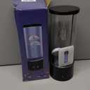 Jellyfish Lamp, LED Jellyfish Tank Table Lamp with Remote Control,17 Color Changing Dimmable Aquarium Night Light for Home Decor & Christmas Birthday Gifts (11.6" Tall, Black)