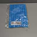 Emoly Silicone Candy Molds, 2 Pack 126-Cavity Mini Square Chocolate Molds for Gummy Jelly Truffles Pralines Caramels, Ice Cube Tray Molds (Blue)