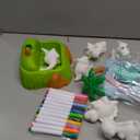 Golray Paint-Wash-Recolor Dinosaur Crafts Kit Painting Toy for Toddler, Bathtub, Washable Marker, Instruction, Dino Pet Art Activity Dinosaur Toy Gift for 3-5 Year Old Kid Boy Girl