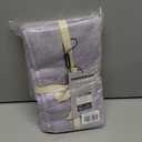 Mosobam Luxury Turkish Set of 2 Bath Mat 20X34 Lavender Aura 1000 GSM Bamboo Viscose & Aegean Turkish Combed Cotton