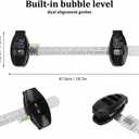 Picture Hanging Tool with Level, Magnetic Nail Holder and Ruler, 3-in-1