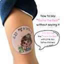 Temporary Tattoos Stickers  Cute Korean Baby & Gator Sticker Set | 20 pieces Non-Toxic Skin-Safe Emotions for Kids & Teens