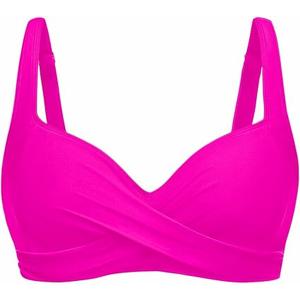 Women Underwire Bikini Top Only - Push Up Swimsuit Top Large Bust Bathing Suit Tops 2025 Supportive Swim Tops Pink W18