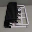 Dr. Brown's Drying Tower, Stand-Up Drying Rack, Countertop Baby Bottle Drying with Organized Storage for Baby Essentials, Space Saving Vertical Rack (Black and White)