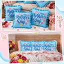 Mindsoft 6 Sets Mother's Day DIY Pillow Craft Kits Cute Floral Tied Pillows with Happy Mother's Day Design, Handmade Gifts for Mom, Craft Activities, Home Decoration & Party Decor Favors