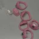 Male Flat Protective Cage with 5 Rings, Lightweight Flat Cage for Men -USHA18a (Pink)